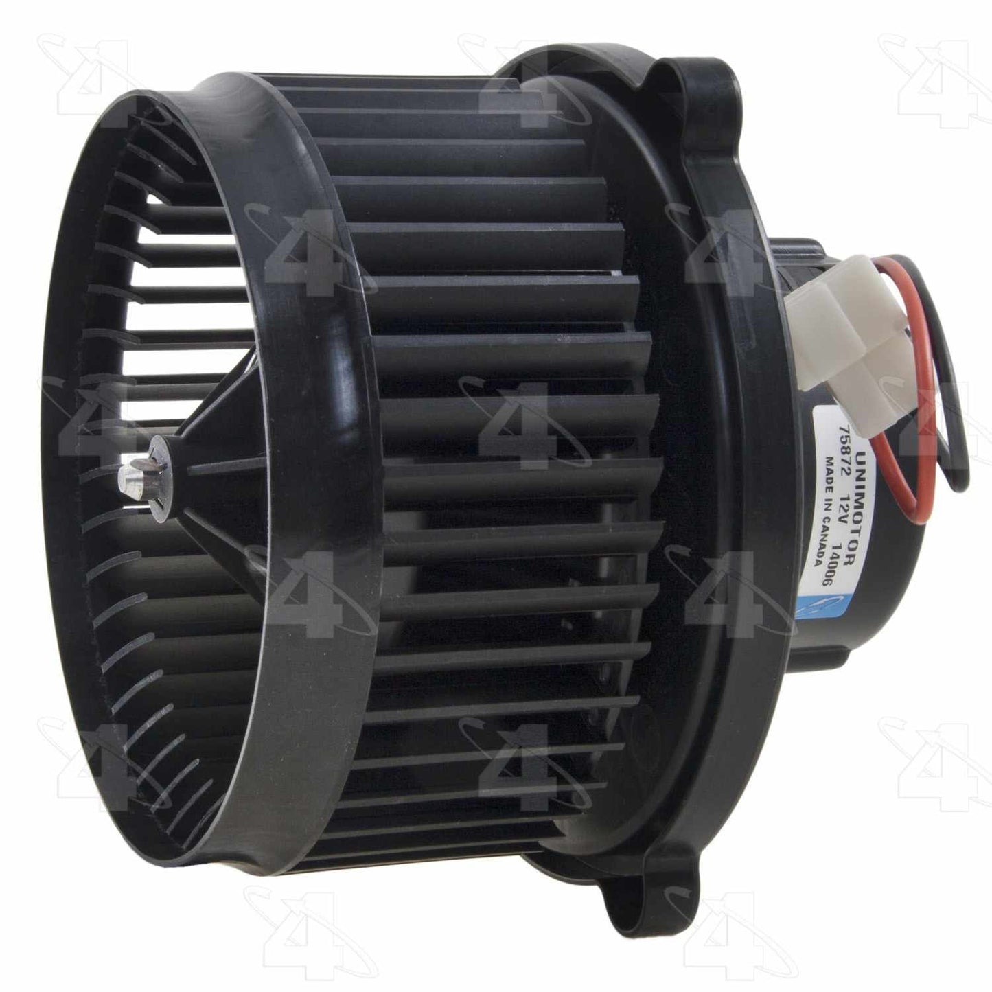 Front View of HVAC Blower Motor FOUR SEASONS 75872