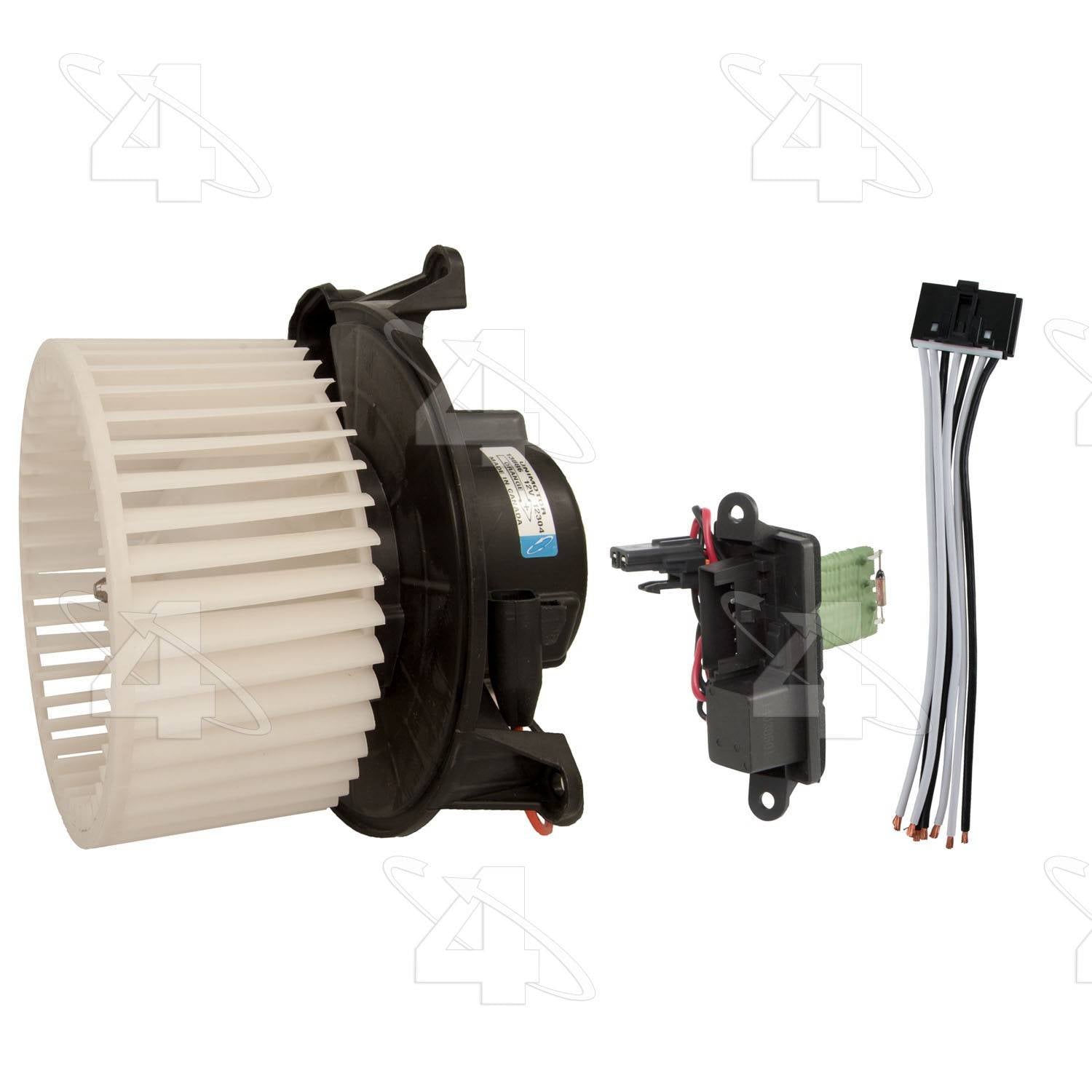 Front View of HVAC Blower Motor Kit FOUR SEASONS 75886BRK1