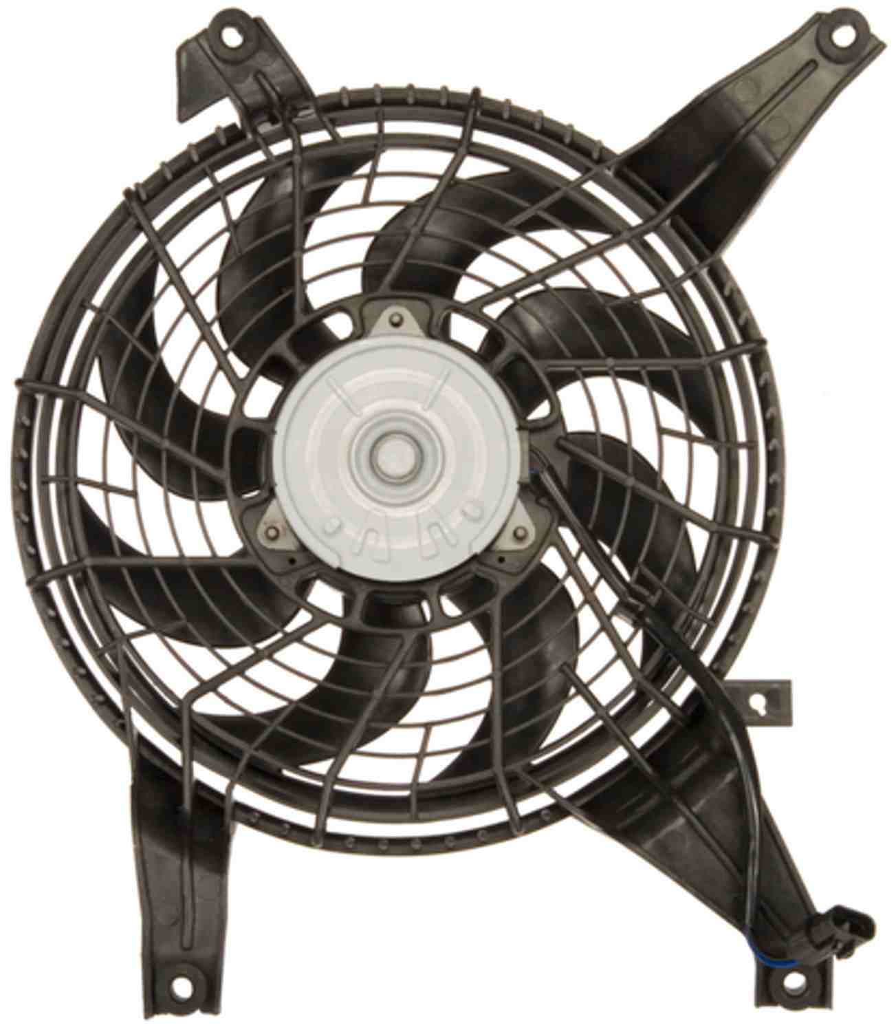 Angle View of A/C Condenser Fan Assembly FOUR SEASONS 75935