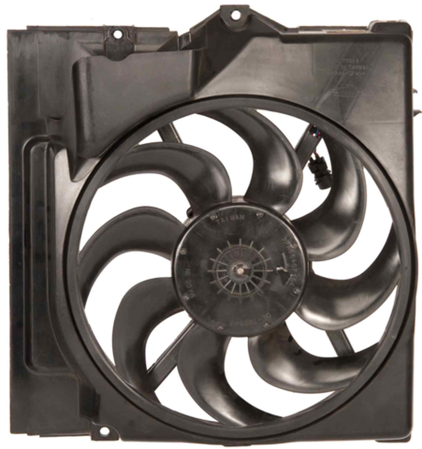 Angle View of A/C Condenser Fan Assembly FOUR SEASONS 75946