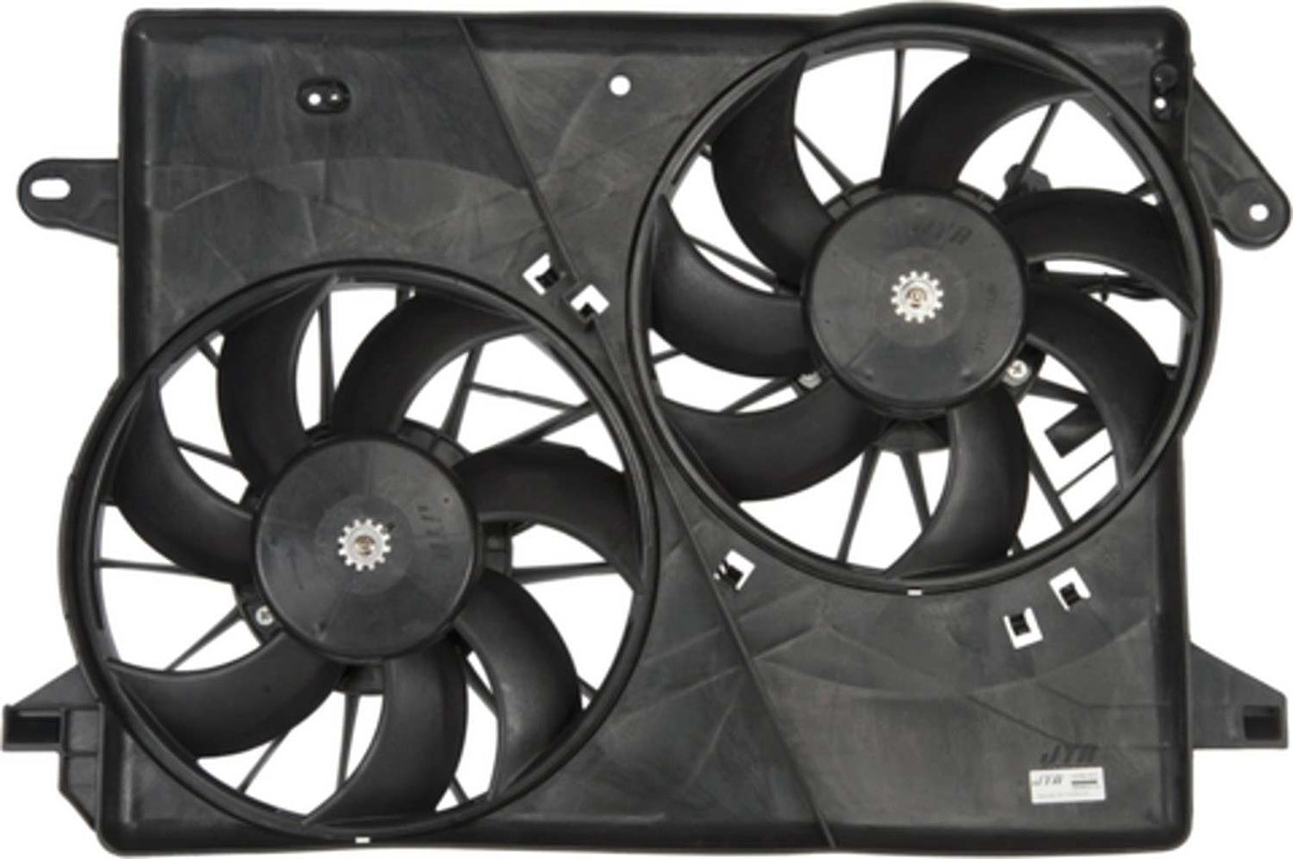 Back View of Dual Radiator and Condenser Fan Assembly FOUR SEASONS 75974