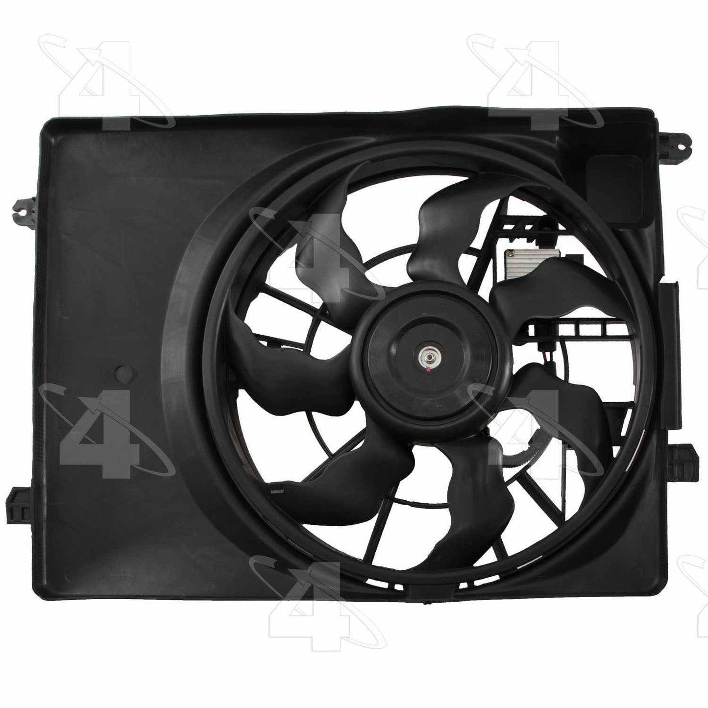 Front View of Engine Cooling Fan Assembly FOUR SEASONS 75987