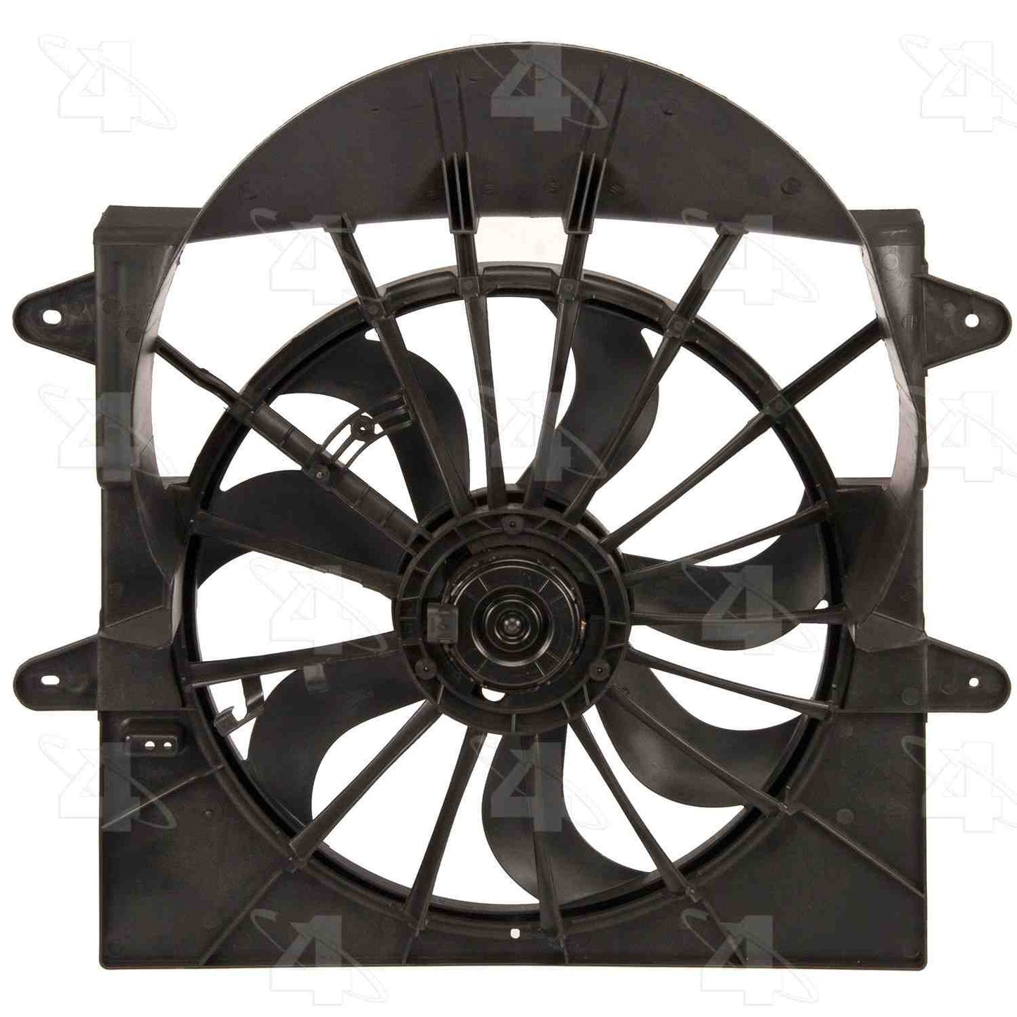 Front View of Engine Cooling Fan Assembly FOUR SEASONS 76004