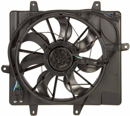 Angle View of Engine Cooling Fan Assembly FOUR SEASONS 76005