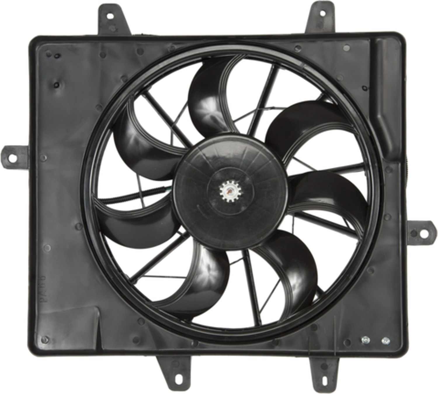 Back View of Engine Cooling Fan Assembly FOUR SEASONS 76005