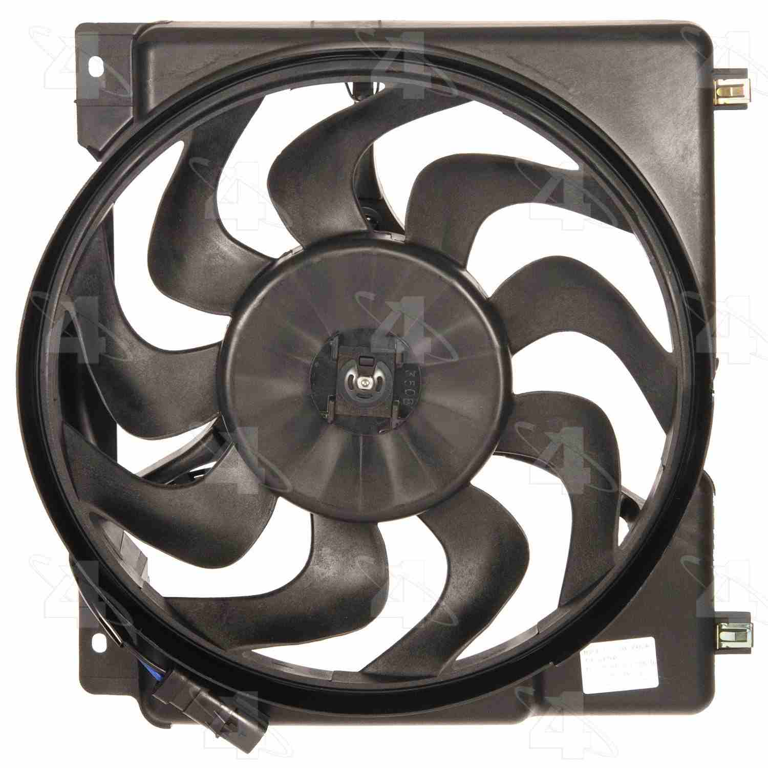 Front View of Engine Cooling Fan Assembly FOUR SEASONS 76008