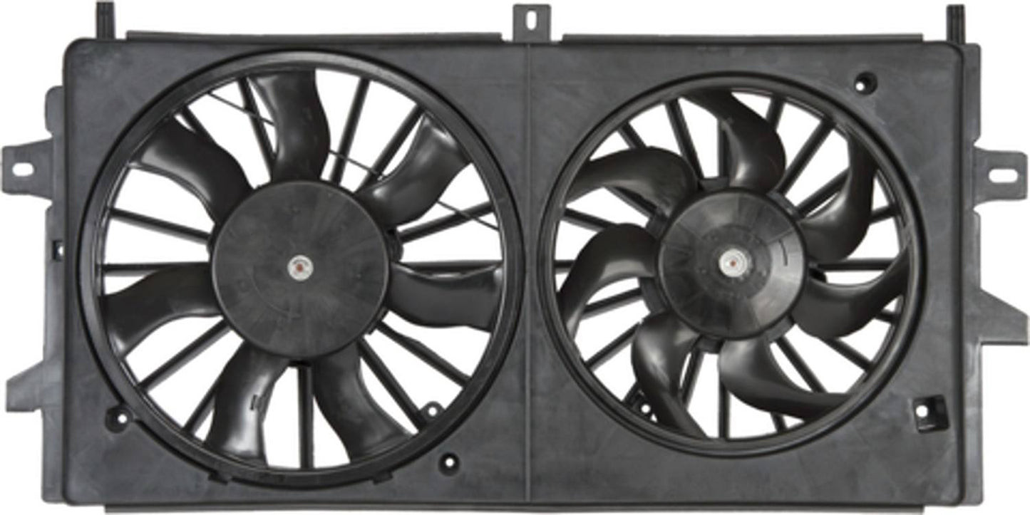 Back View of Dual Radiator and Condenser Fan Assembly FOUR SEASONS 76022