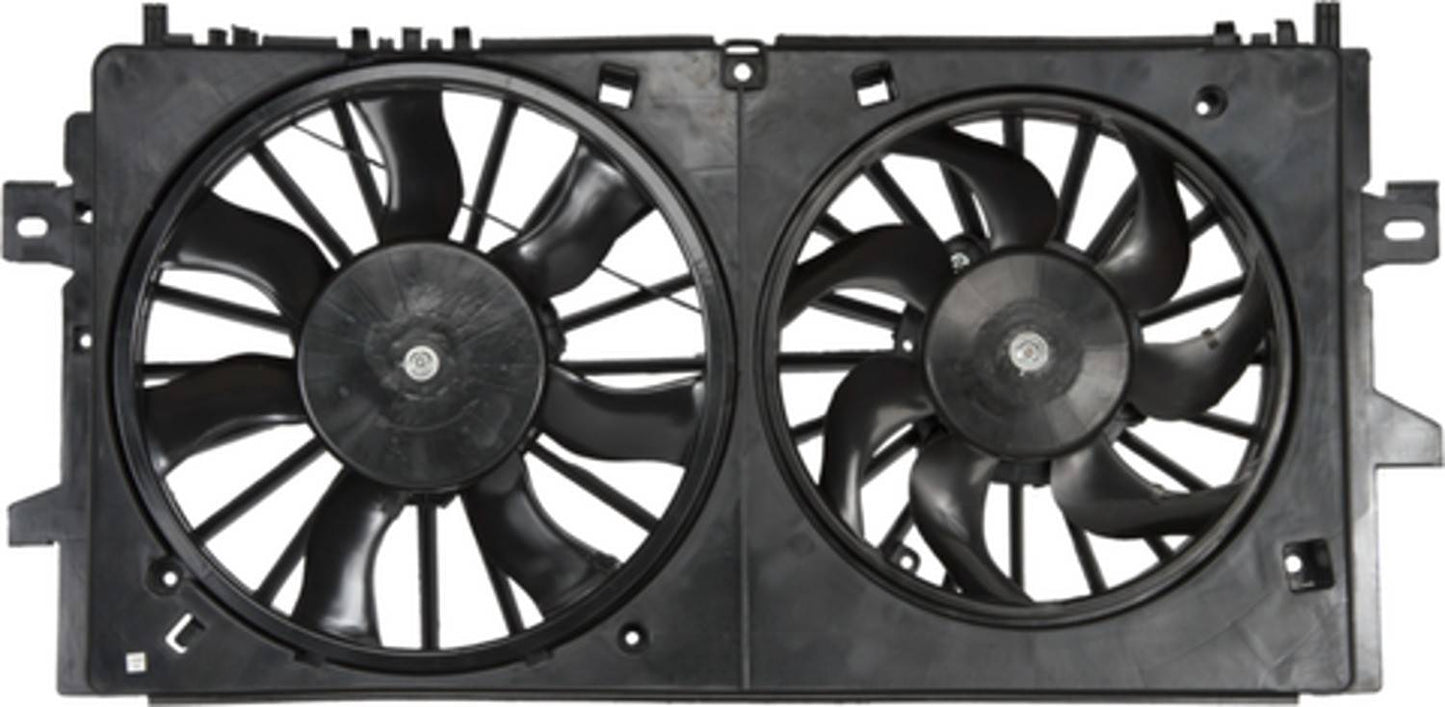 Dual Radiator and Condenser Fan Assembly FOUR SEASONS 76028 For Buick Chevrolet Pontiac