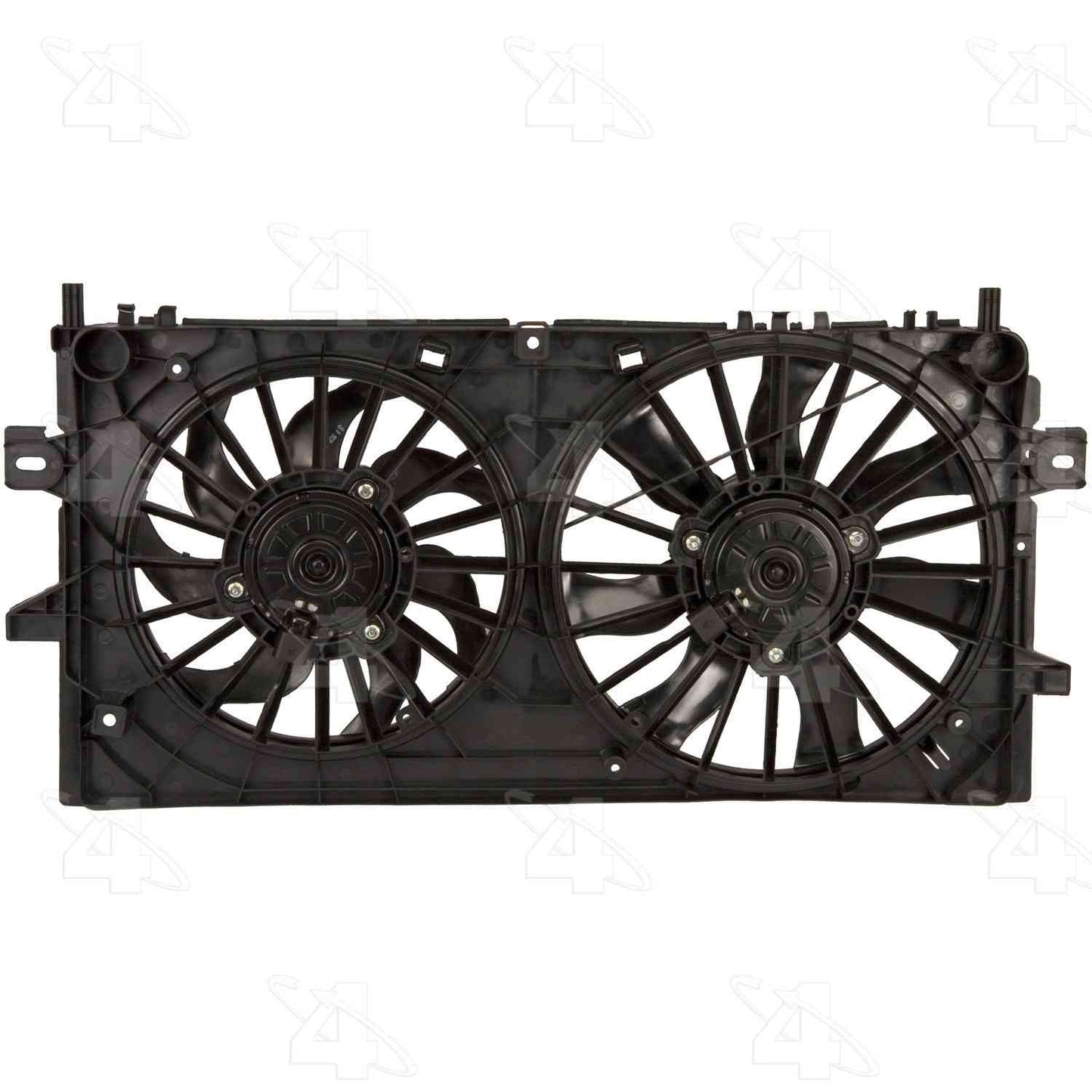 Dual Radiator and Condenser Fan Assembly FOUR SEASONS 76028 For Buick Chevrolet Pontiac