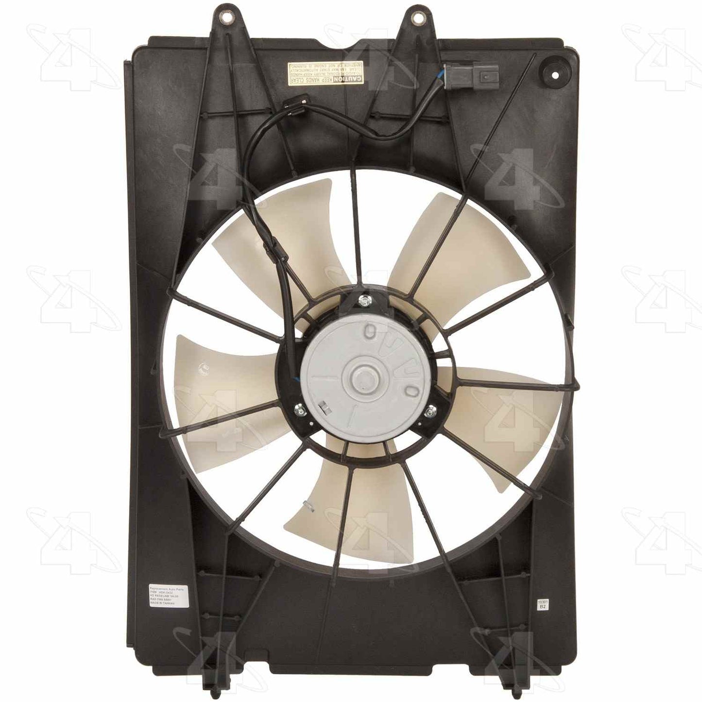 Front View of Engine Cooling Fan Assembly FOUR SEASONS 76032