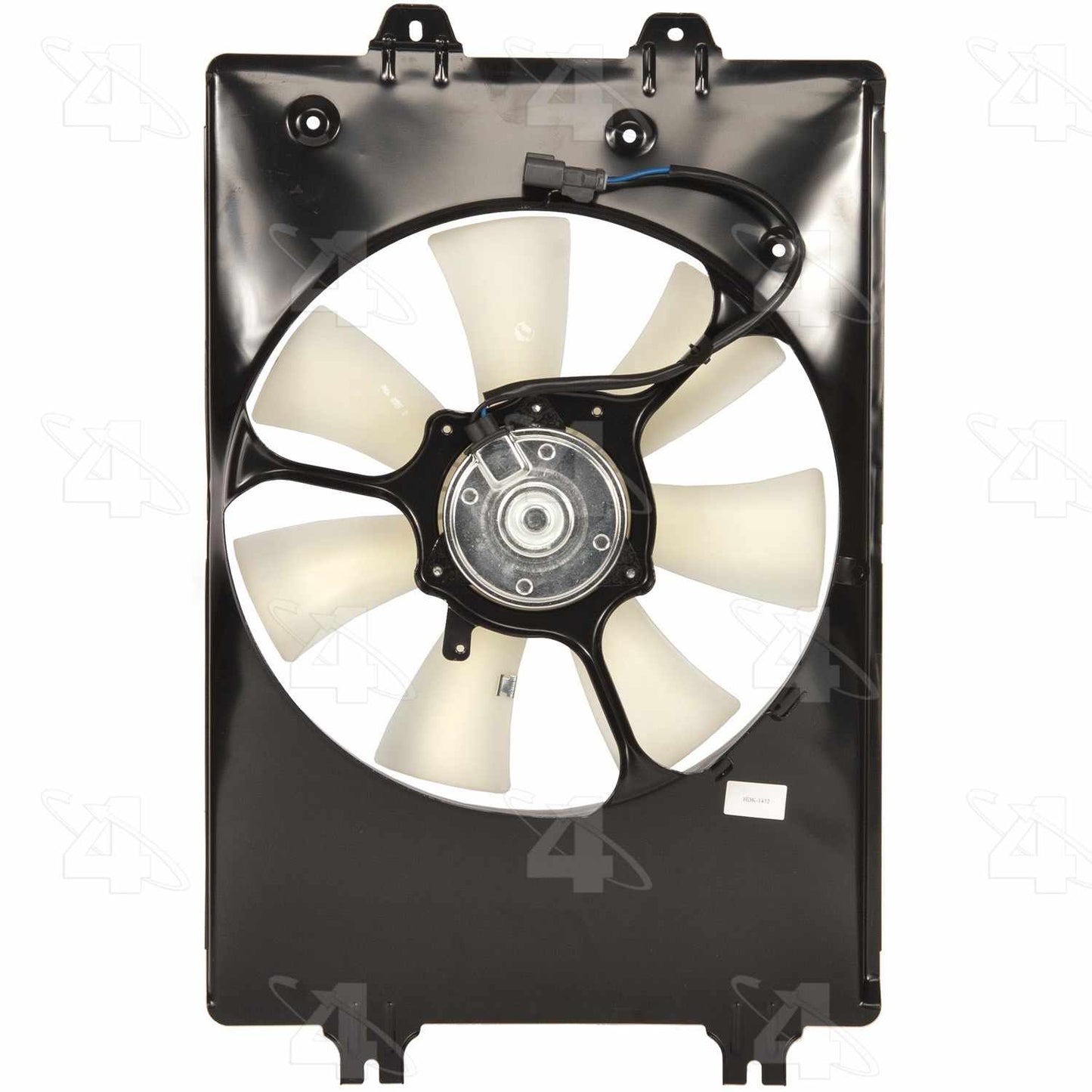 Front View of A/C Condenser Fan Assembly FOUR SEASONS 76038