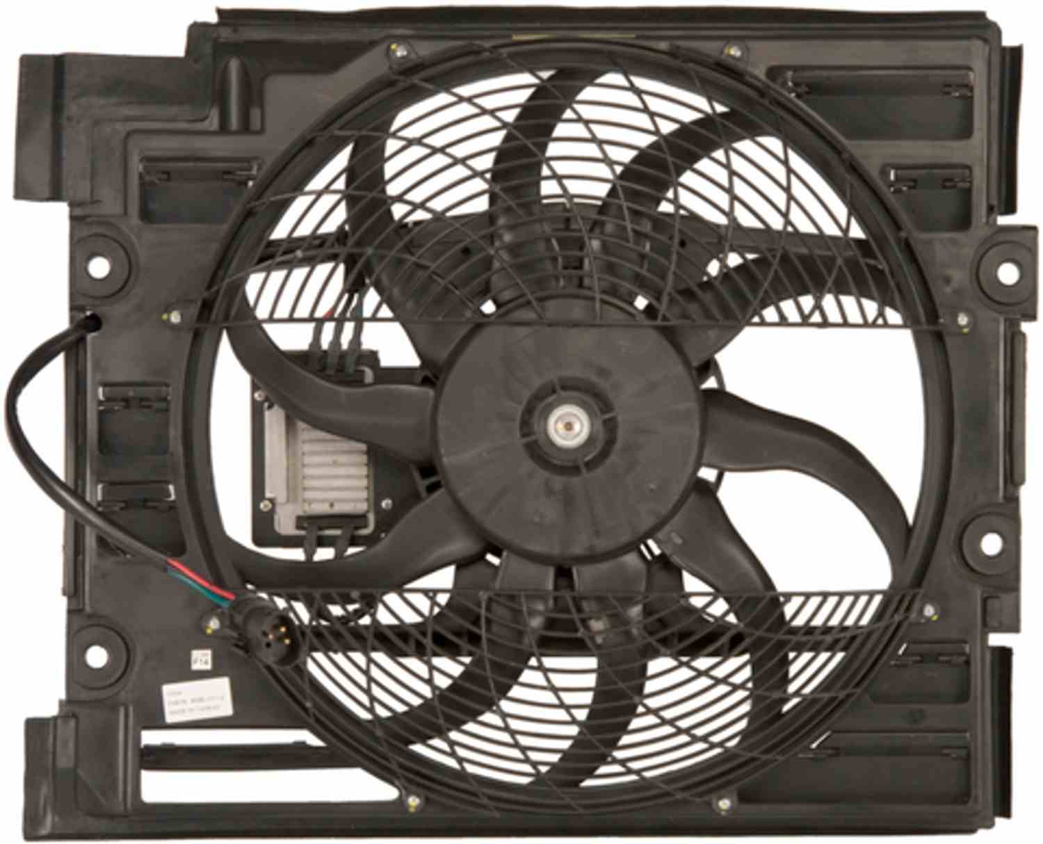 Angle View of A/C Condenser Fan Assembly FOUR SEASONS 76068