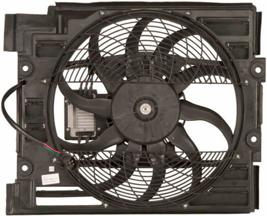 Angle View of A/C Condenser Fan Assembly FOUR SEASONS 76068