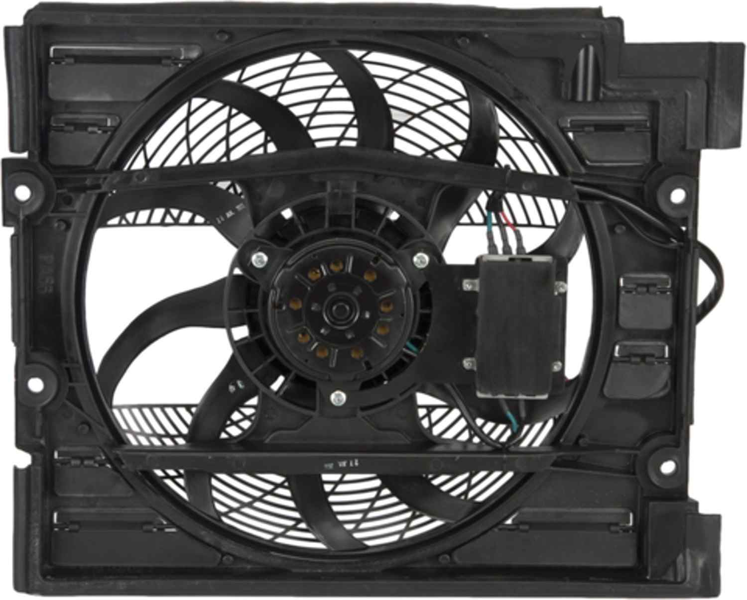 Back View of A/C Condenser Fan Assembly FOUR SEASONS 76068