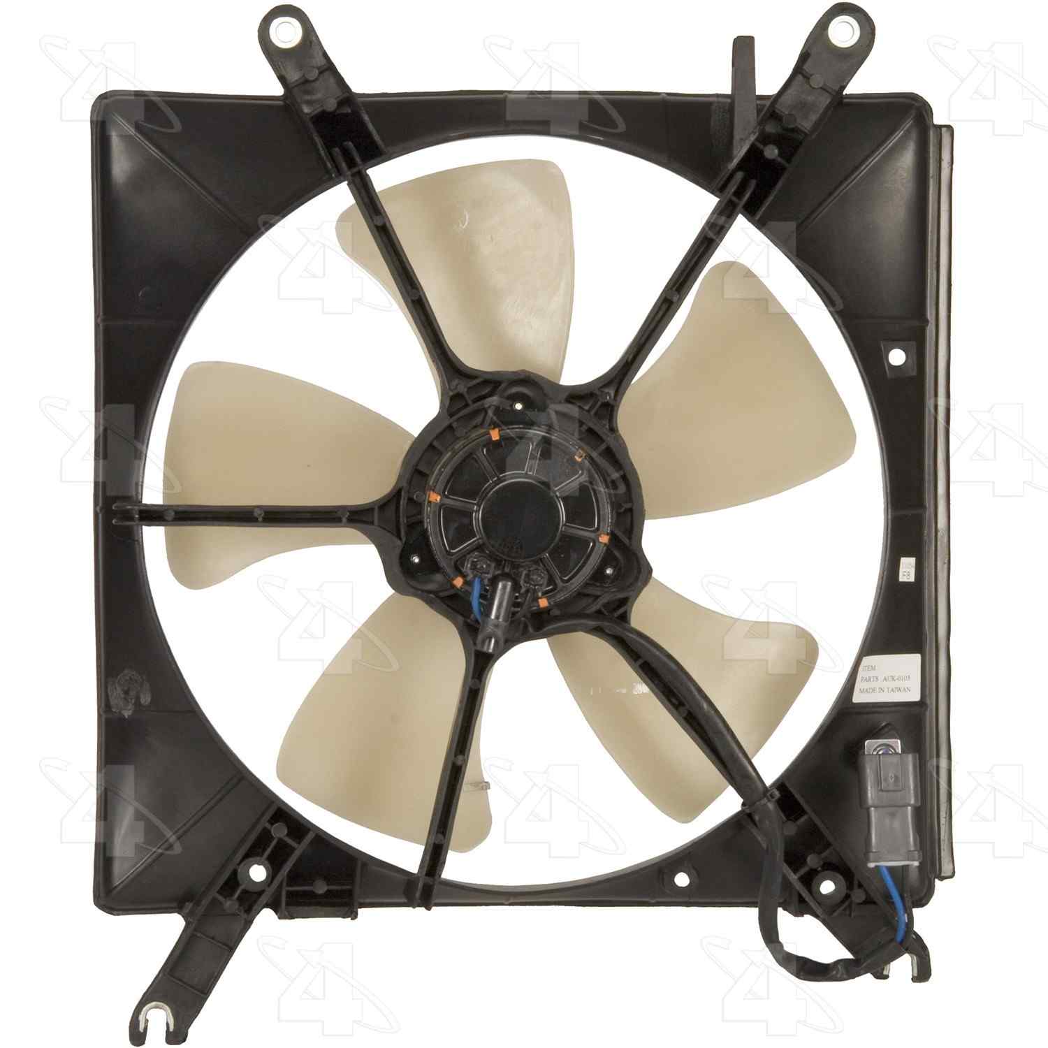 Front View of Engine Cooling Fan Assembly FOUR SEASONS 76109