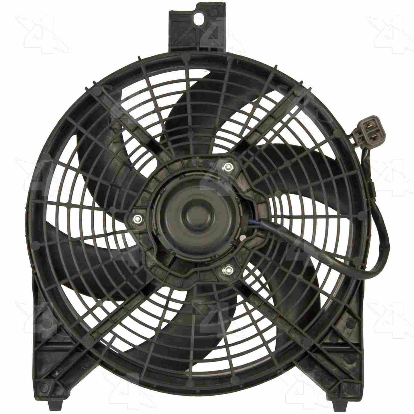 Front View of A/C Condenser Fan Assembly FOUR SEASONS 76123