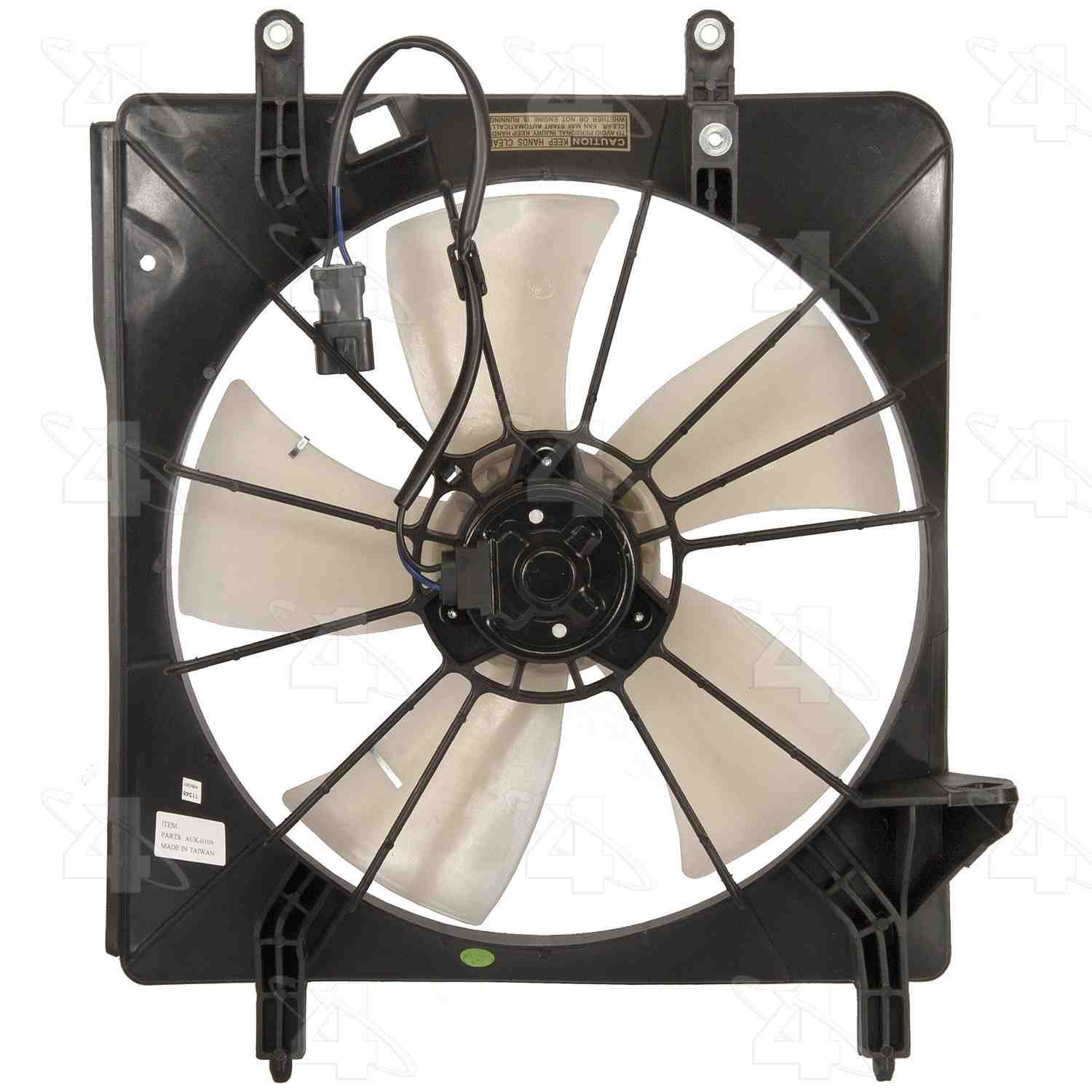 Front View of Engine Cooling Fan Assembly FOUR SEASONS 76181