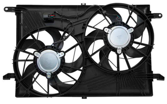 Dual Radiator and Condenser Fan Assembly FOUR SEASONS 76206 For Buick Chevrolet GMC