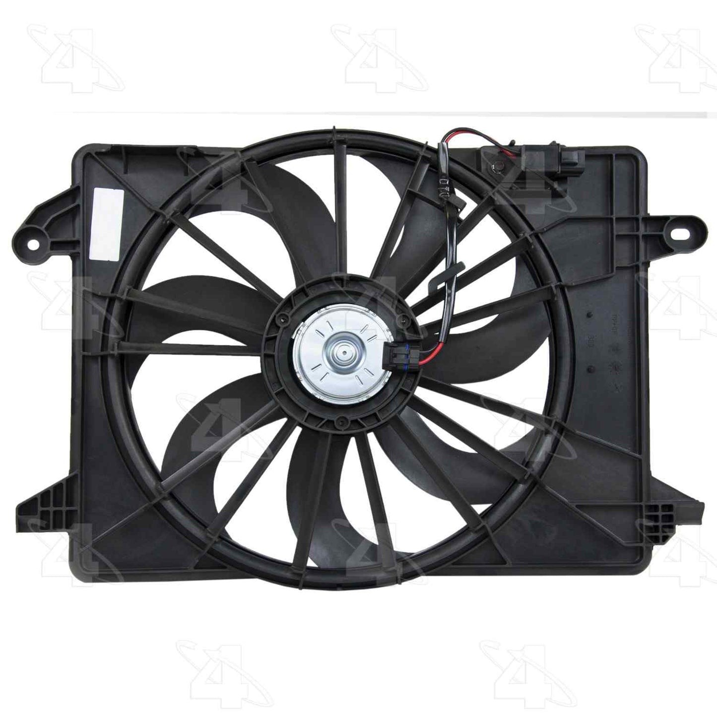 Front View of Engine Cooling Fan Assembly FOUR SEASONS 76230