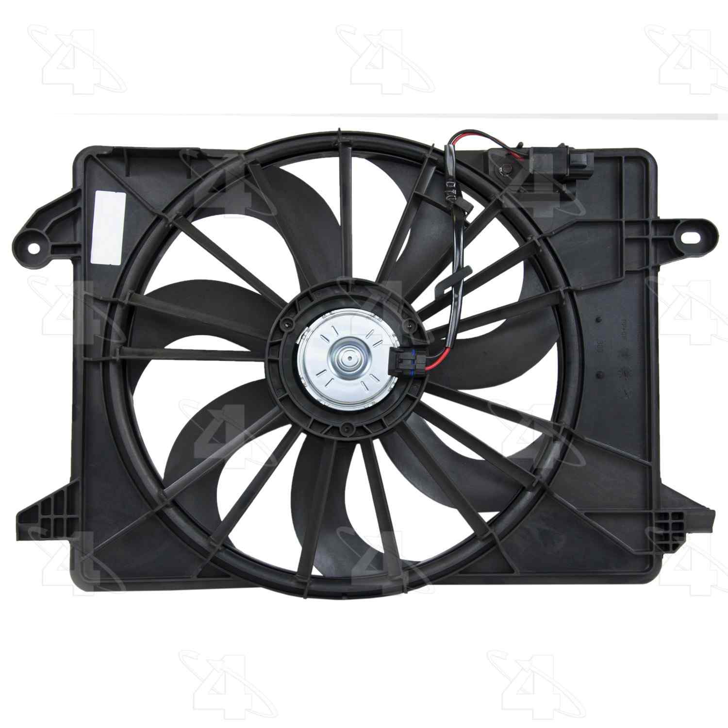 Front View of Engine Cooling Fan Assembly FOUR SEASONS 76230