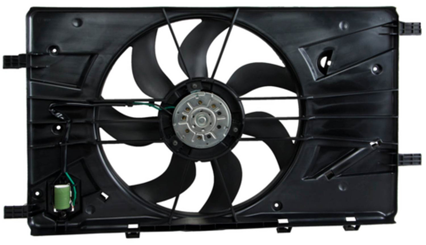 Back View of Engine Cooling Fan Assembly FOUR SEASONS 76243