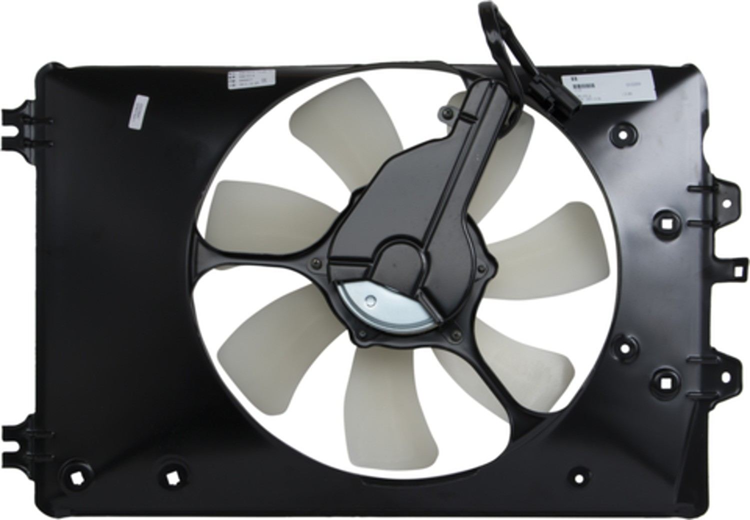 Front View of Right A/C Condenser Fan Assembly FOUR SEASONS 76246