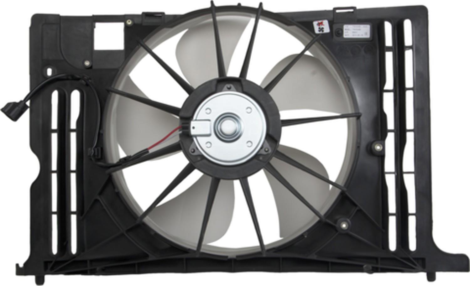 Front View of Engine Cooling Fan Assembly FOUR SEASONS 76251