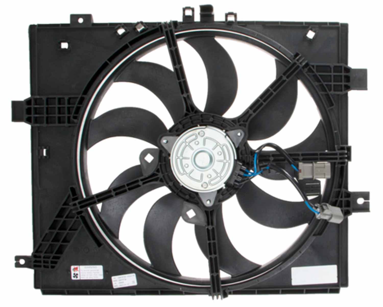 Angle View of Engine Cooling Fan Assembly FOUR SEASONS 76278