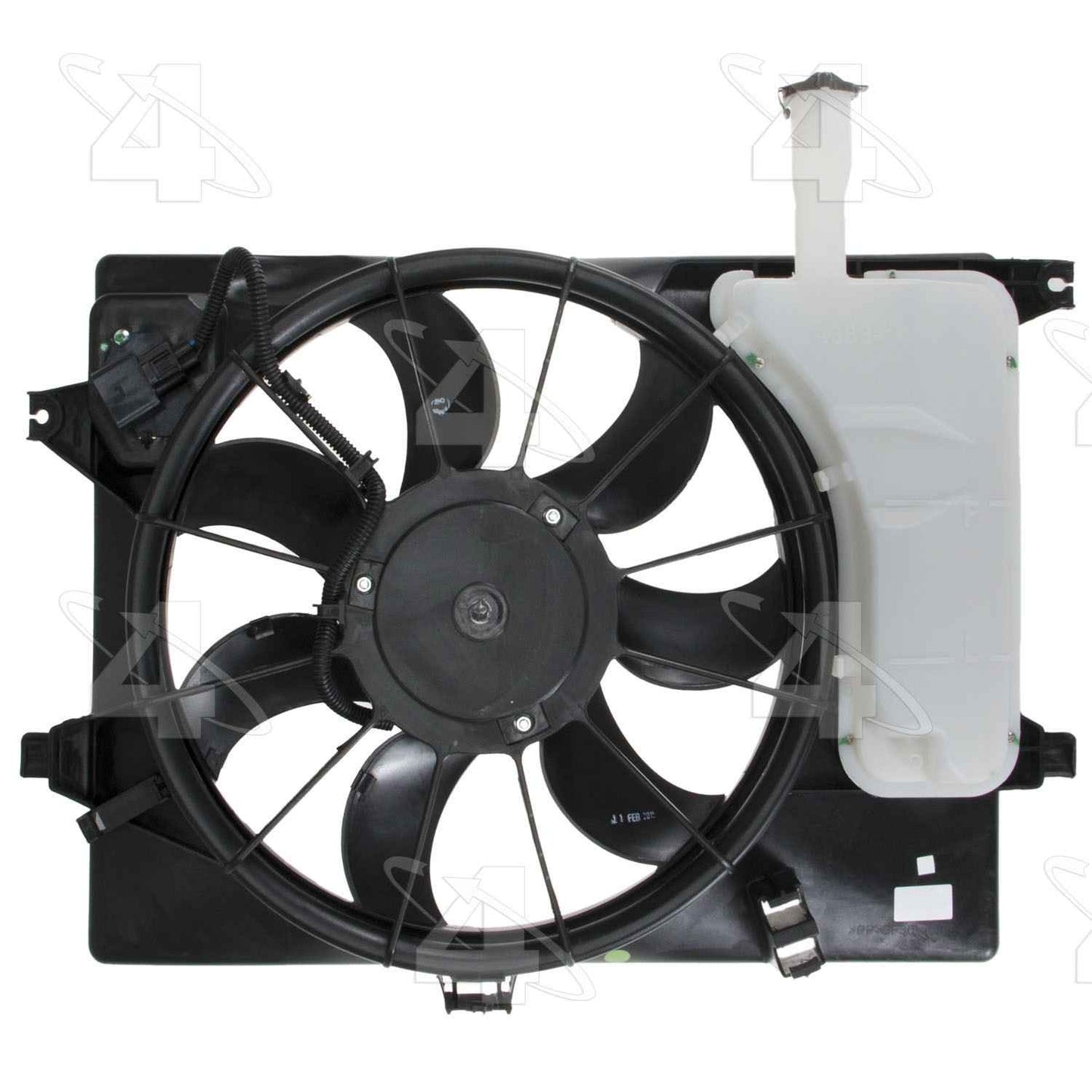 Front View of Engine Cooling Fan Assembly FOUR SEASONS 76282