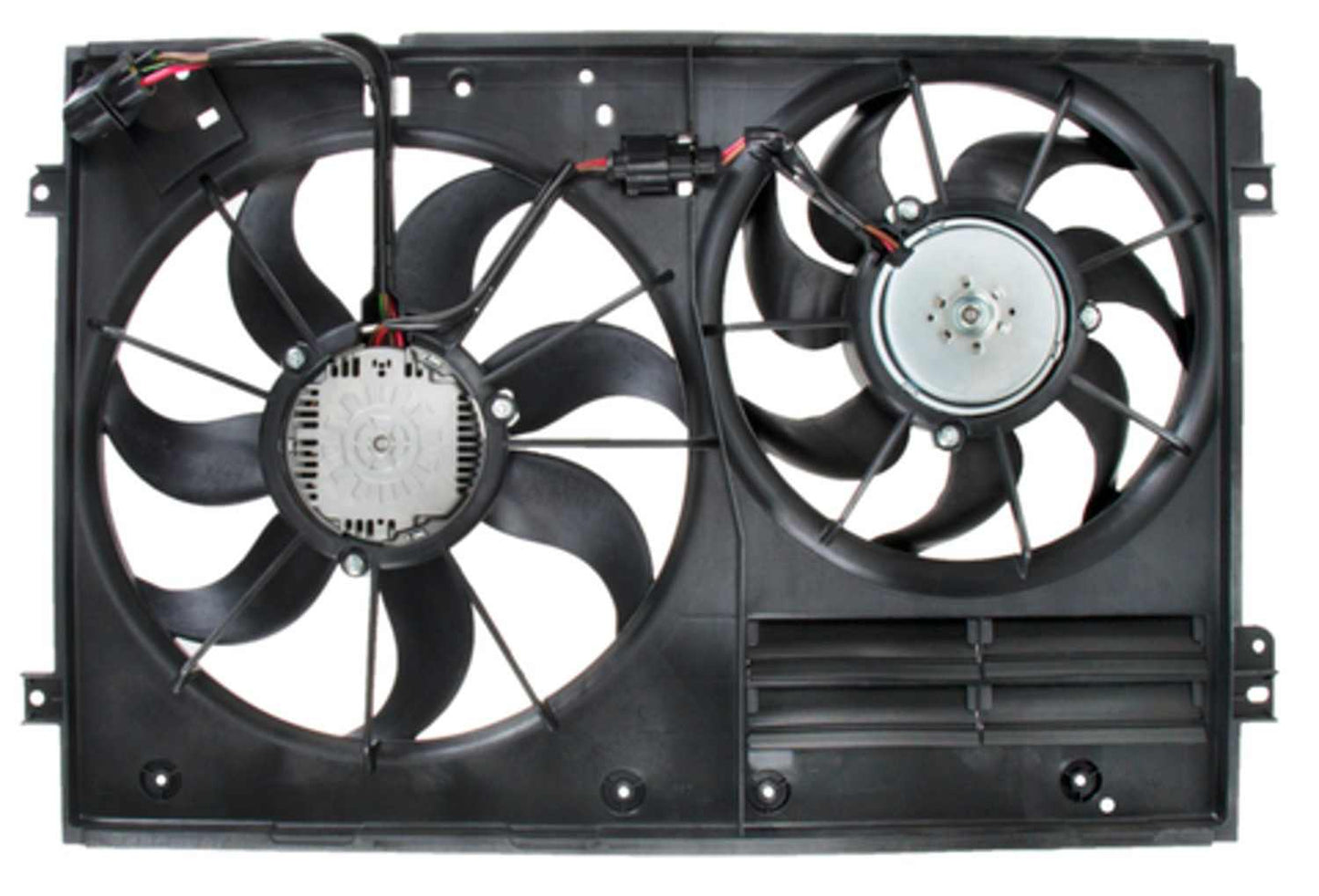 Back View of Dual Radiator and Condenser Fan Assembly FOUR SEASONS 76304