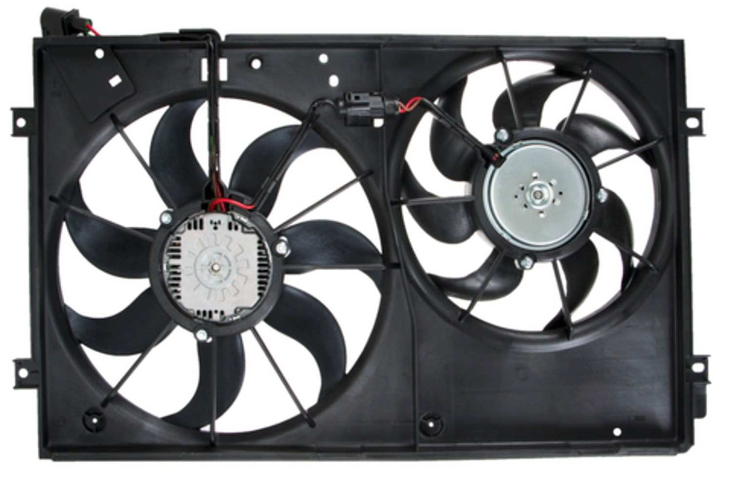 Back View of Dual Radiator and Condenser Fan Assembly FOUR SEASONS 76305