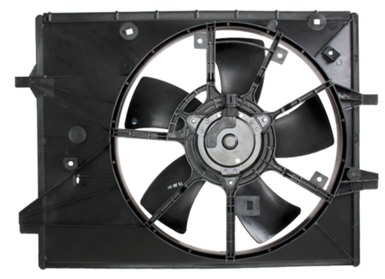 Back View of Engine Cooling Fan Assembly FOUR SEASONS 76316