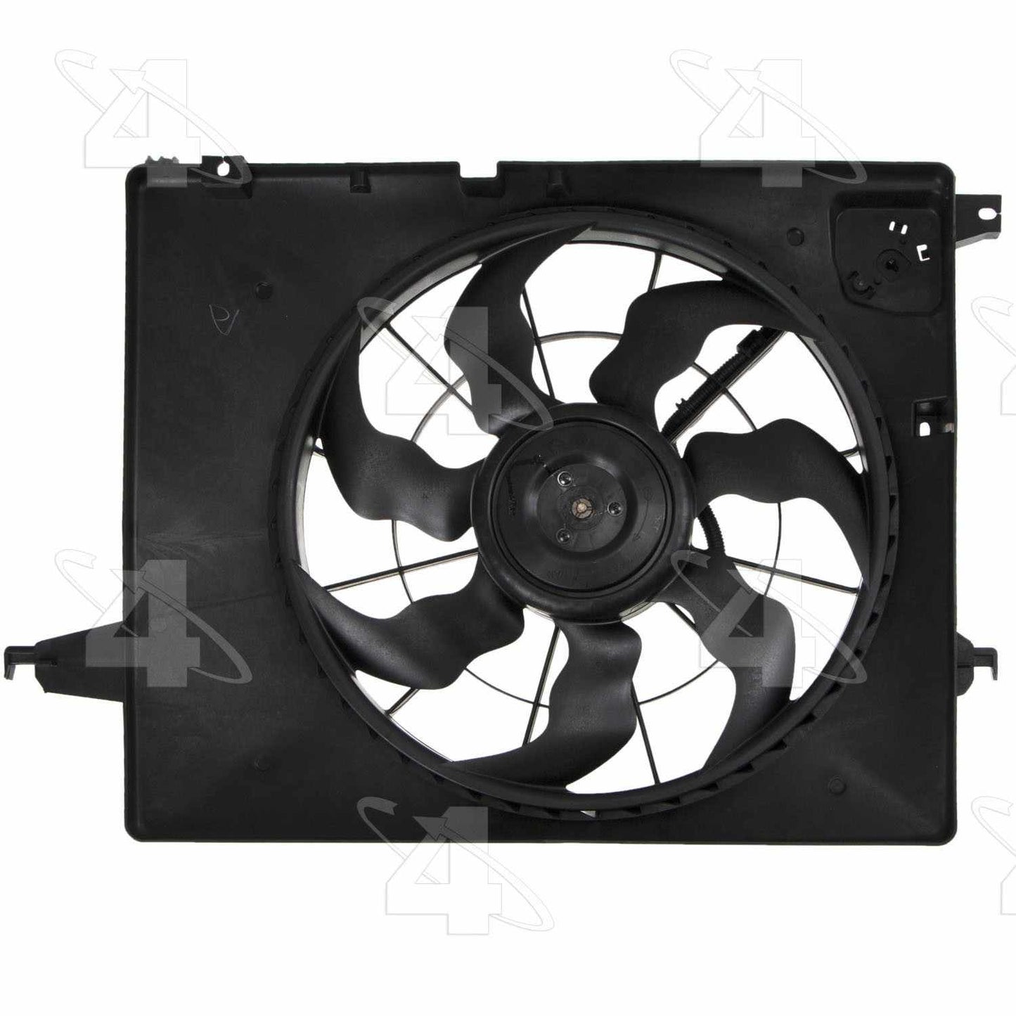 Front View of Engine Cooling Fan Assembly FOUR SEASONS 76328