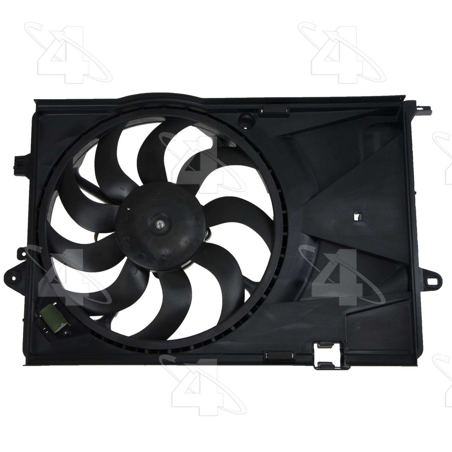 Front View of Engine Cooling Fan Assembly FOUR SEASONS 76330