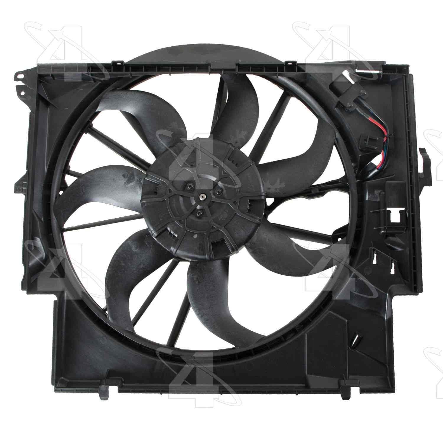 Front View of Engine Cooling Fan Assembly FOUR SEASONS 76390