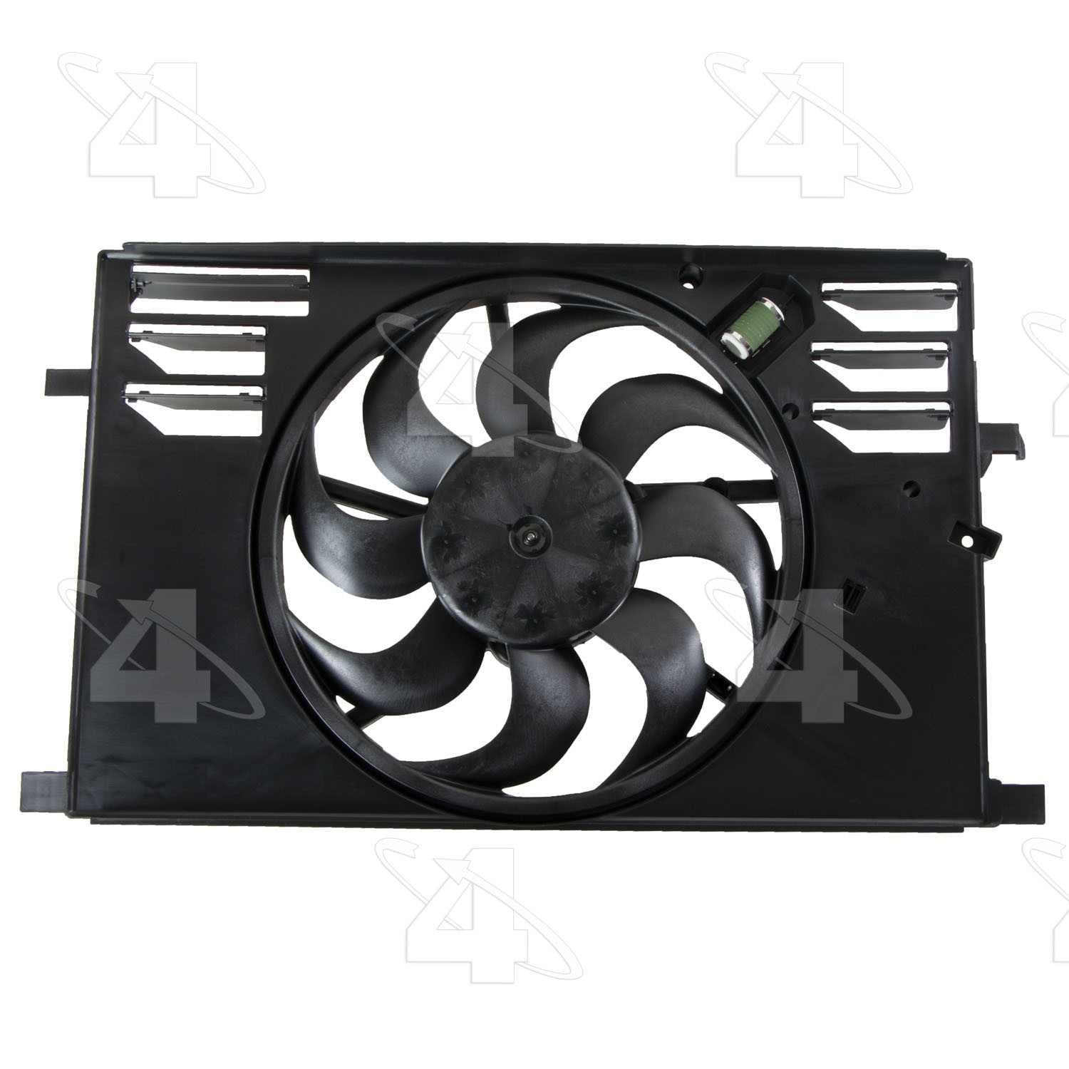 Front View of Engine Cooling Fan Assembly FOUR SEASONS 76392