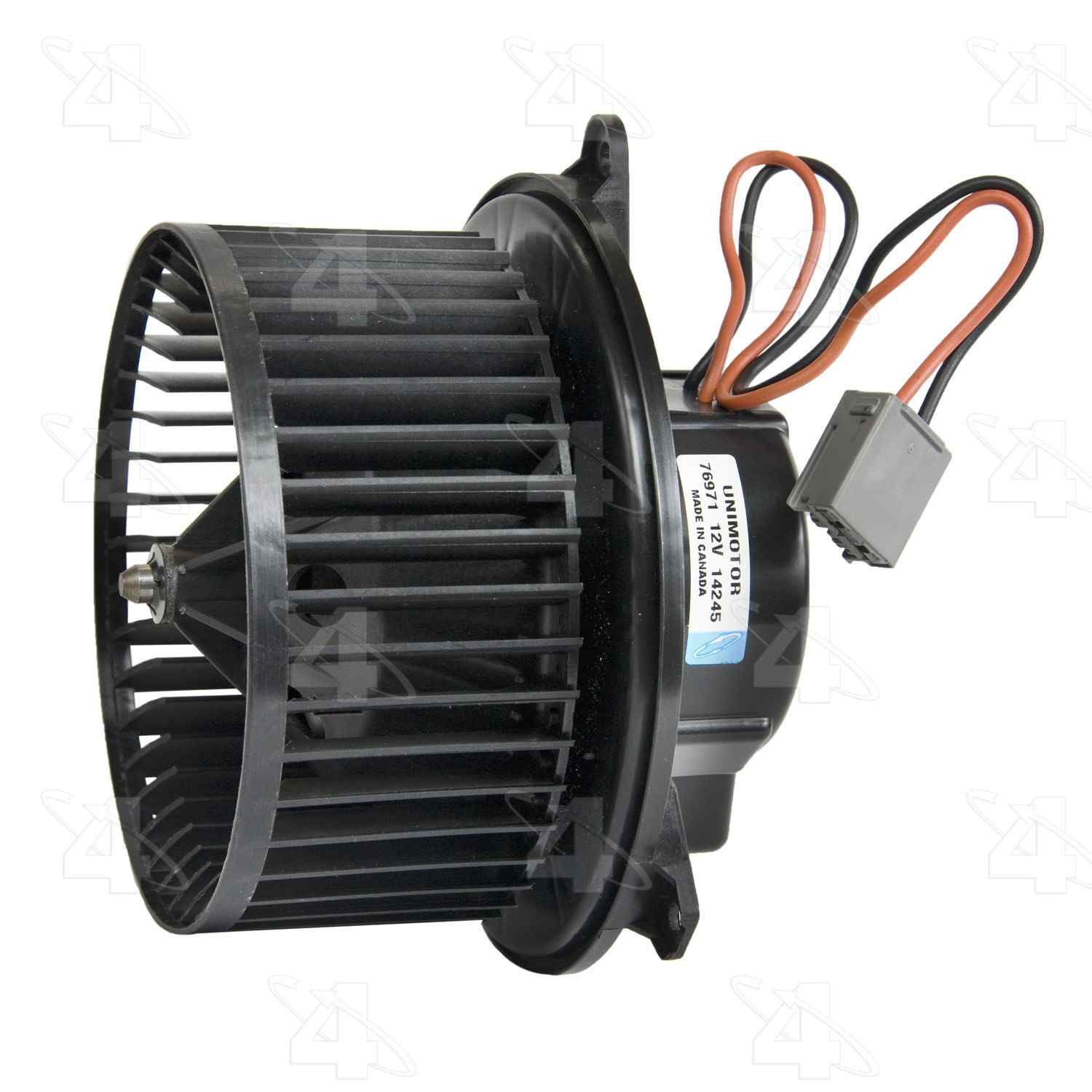 Front View of HVAC Blower Motor FOUR SEASONS 76971