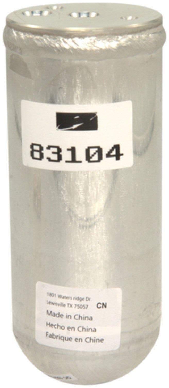 Front View of A/C Receiver Drier FOUR SEASONS 83104