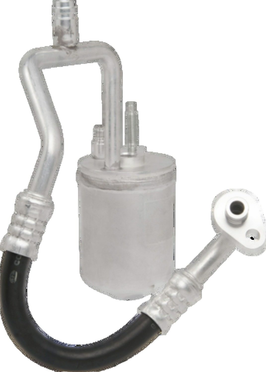 Front View of A/C Receiver Drier with Hose Assembly FOUR SEASONS 83143