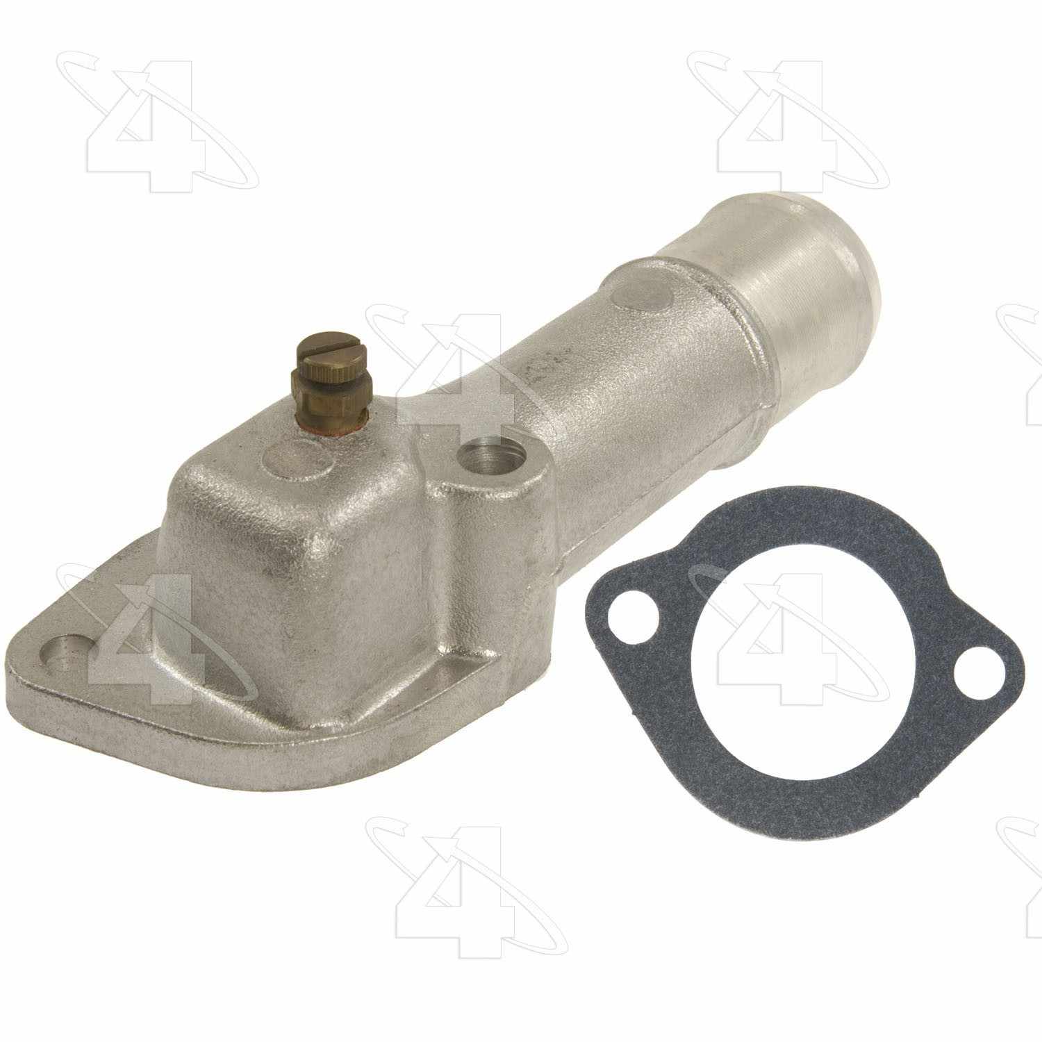 Front View of Engine Coolant Water Outlet FOUR SEASONS 85105