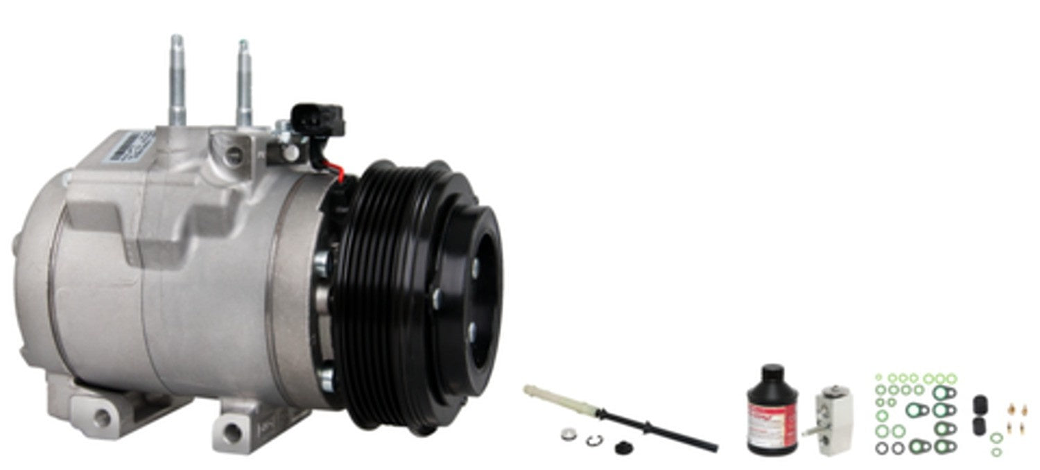 Angle View of A/C Compressor and Component Kit FOUR SEASONS 8561NK