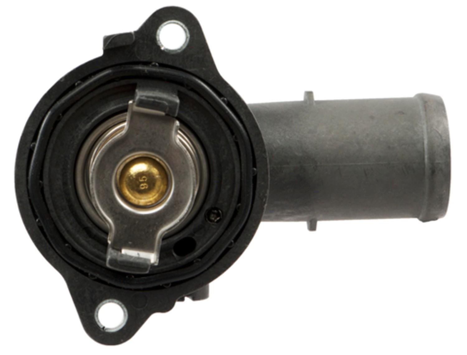 Bottom View of Engine Coolant Thermostat / Water Outlet Assembly FOUR SEASONS 85944