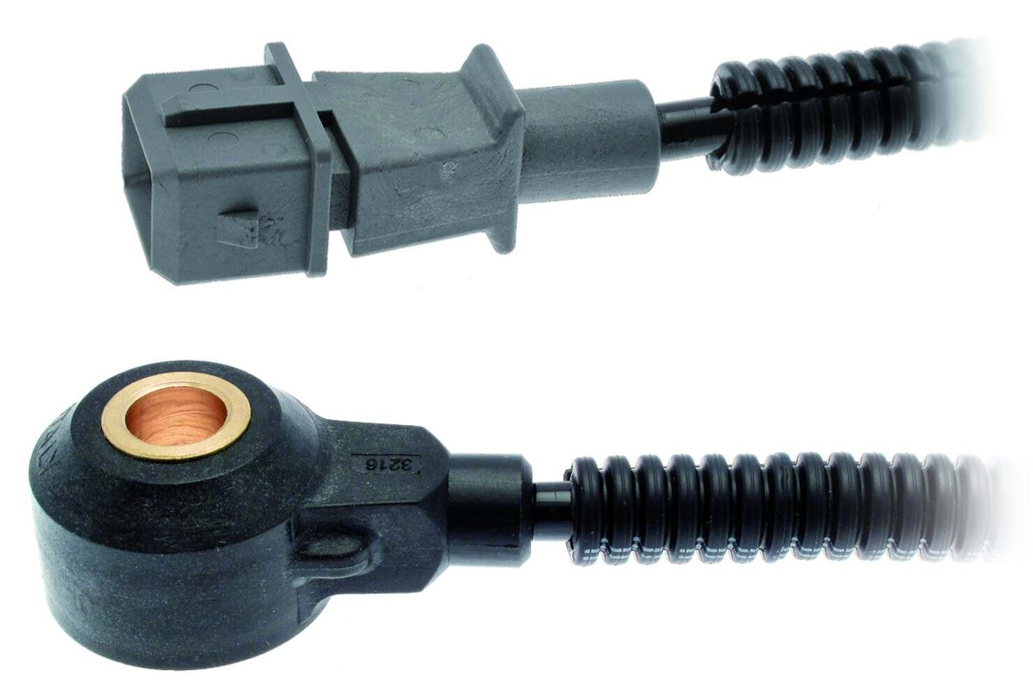 Front View of Ignition Knock (Detonation) Sensor FACET 9.3216