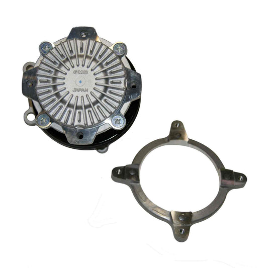 Top View of Engine Water Pump with Fan Clutch GMB 150-1125