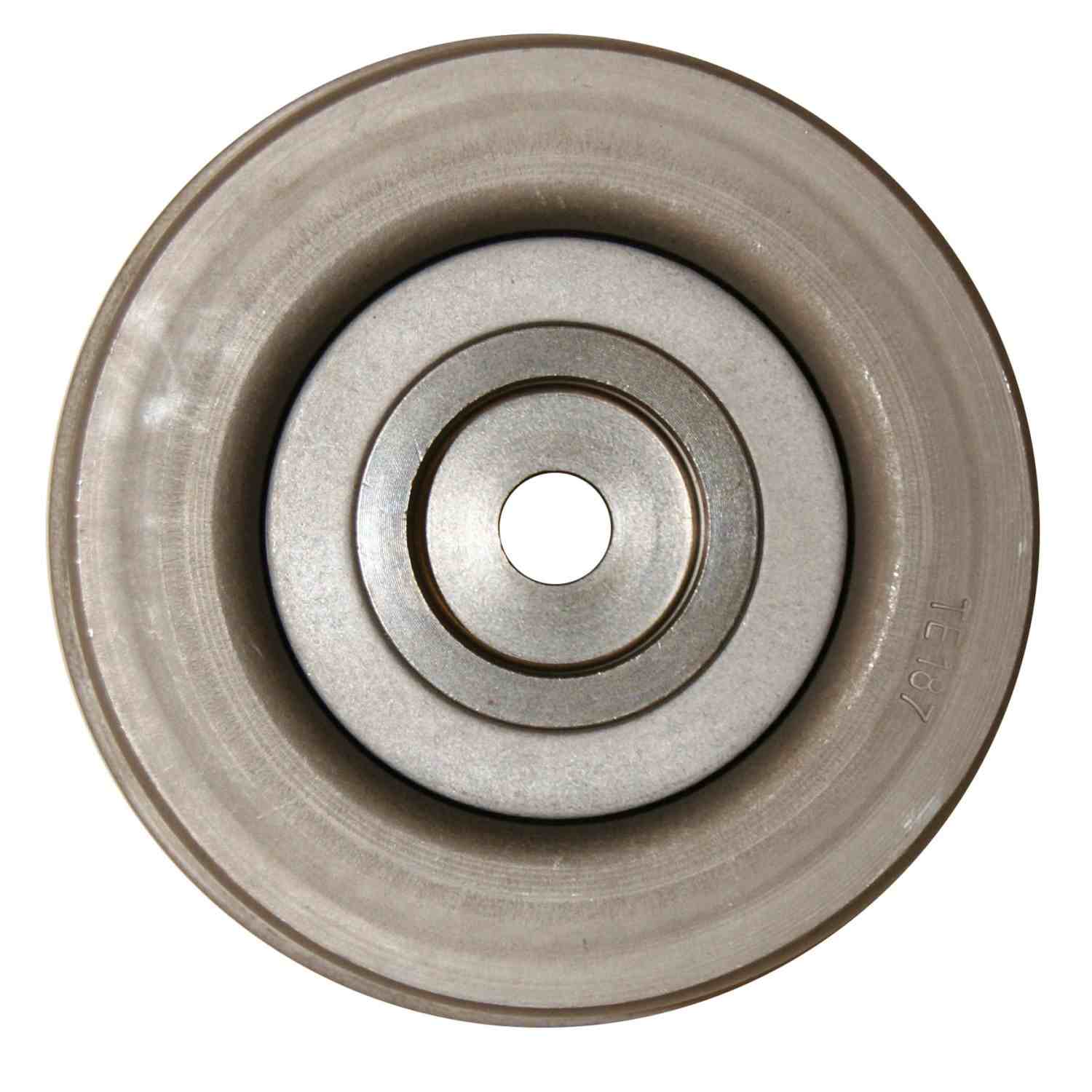 Top View of Accessory Drive Belt Idler Pulley GMB 448-7016