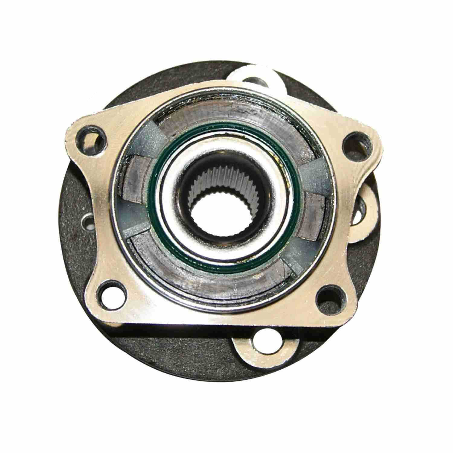 Top View of Rear Wheel Bearing and Hub Assembly GMB 715-0342