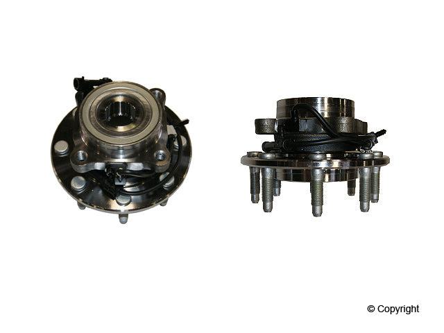 Front View of Front Wheel Bearing and Hub Assembly GMB 730-0231