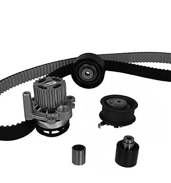 Front View of Engine Timing Belt Kit with Water Pump GRAF KP1090-1