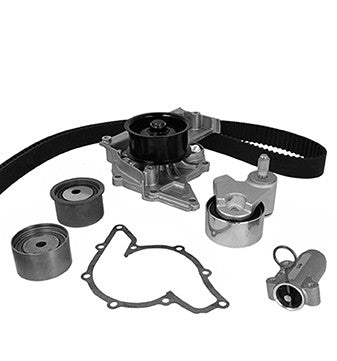 Front View of Engine Timing Belt Kit with Water Pump GRAF KP881-1