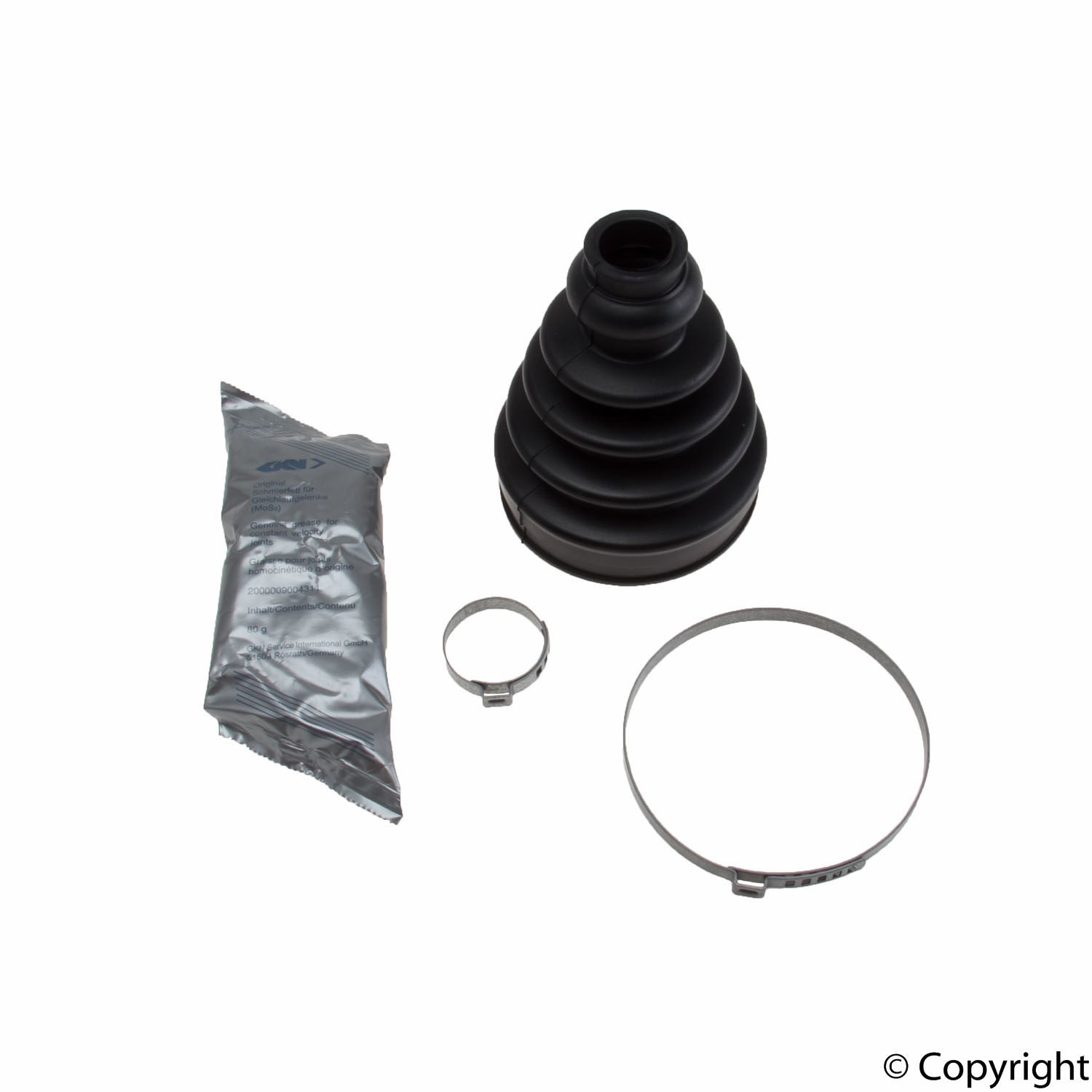 Front View of Front CV Joint Boot Kit GKN/LOEBRO 303946